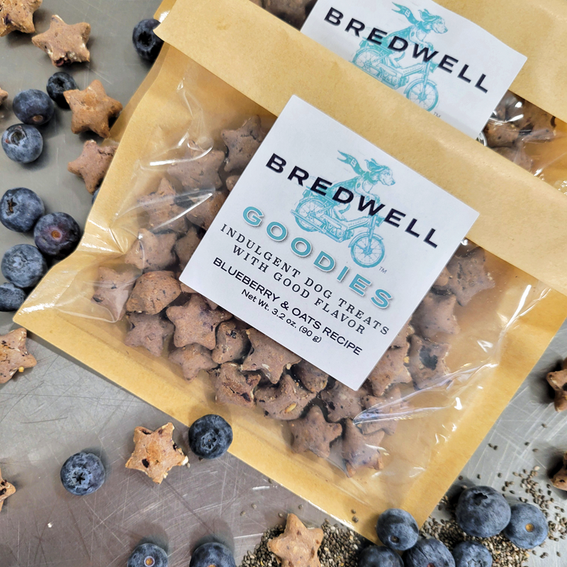 Bredwell Goodies - Blueberry & Oats Dog Treats (3.2 oz)