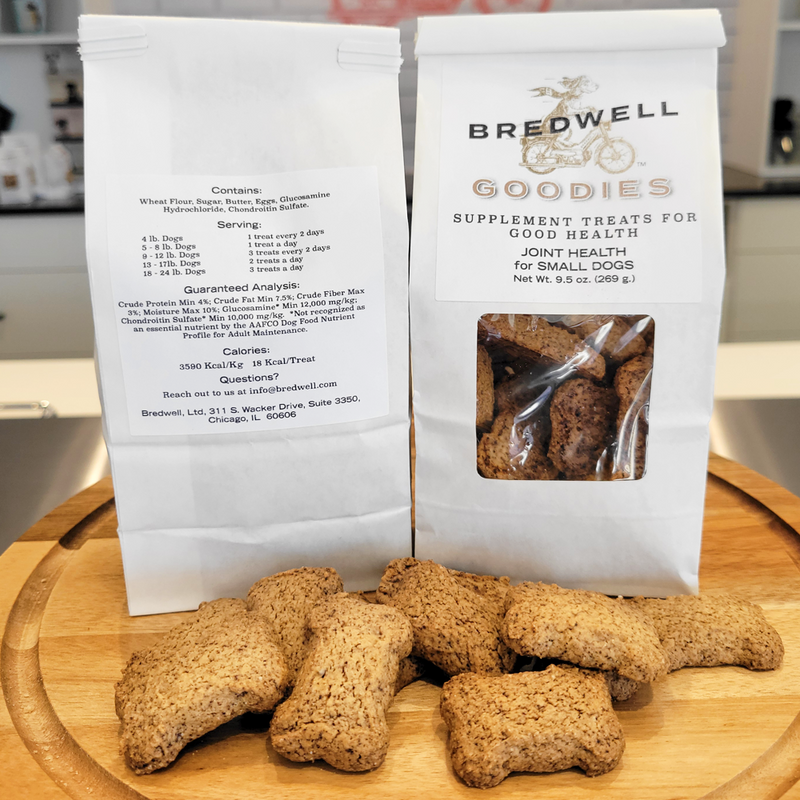 Bredwell Goodies - Joint Health Treats - Small Dogs | Label