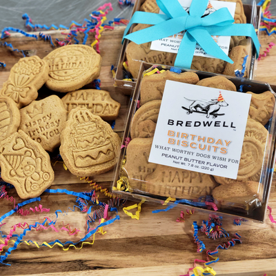 Bredwell Goodies - Birthday Biscuits Dog Treats (7.8 oz) | Two