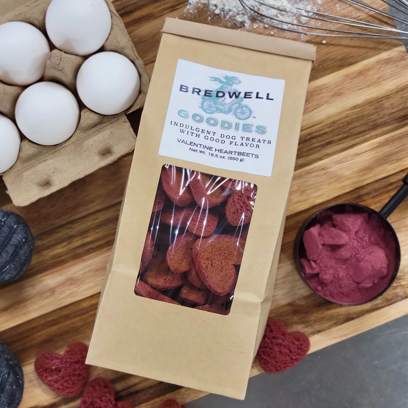 Bredwell Goodies - Heart Beets Dog Treats (16.5 oz) | Top