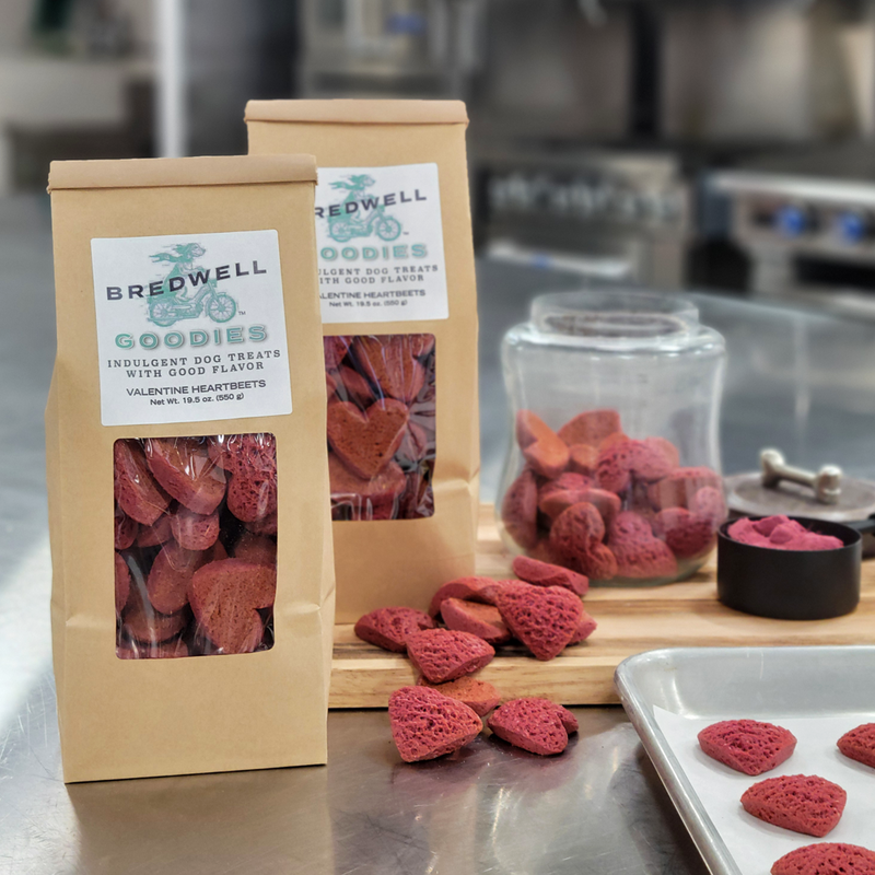 Bredwell Goodies - Heart Beets Dog Treats (16.5 oz) | Kitchen