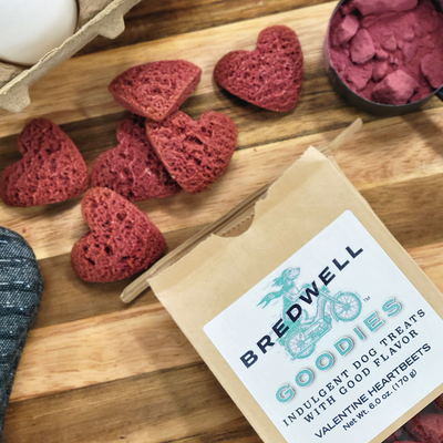 Bredwell Goodies - Valentine Heart Beets Dog Treats (6 oz) | Open