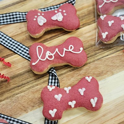 Bredwell Valentine's Day - Just For Love - Iced Cookies for Dogs (3-Pack) | Main