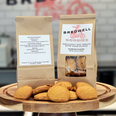 Bredwell Goodies - Fall Treats - Pumpkin (6 oz) | Ingredients Label