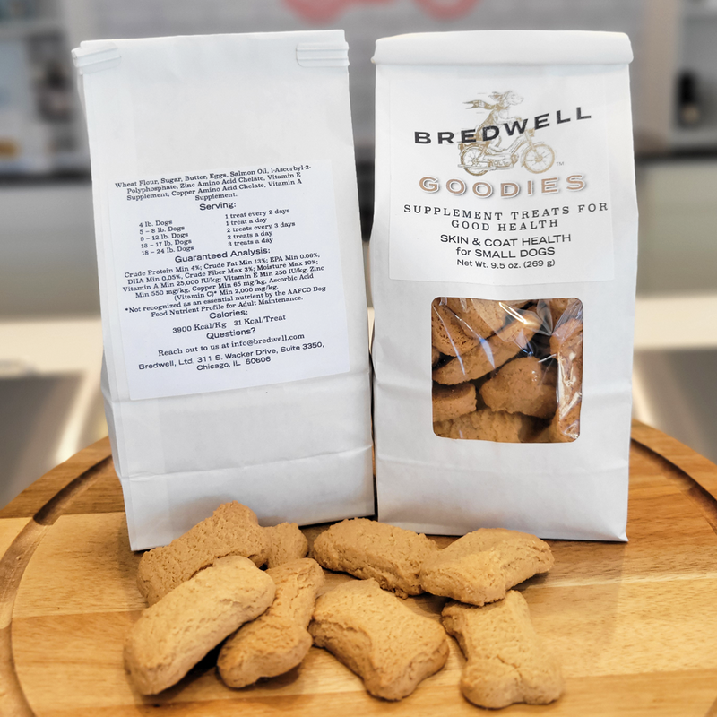 Bredwell Goodies - Skin Coat Treats - Small Dogs | Label